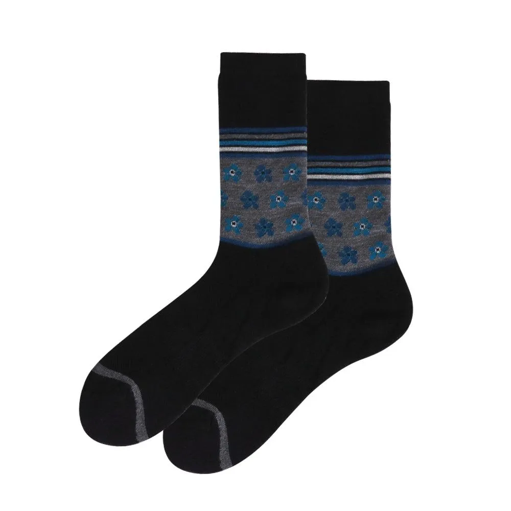 Women's Touch Wear Everyday Blue crew socks 4-packs