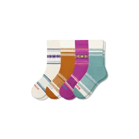 Youth Holiday Calf Sock 4-Pack