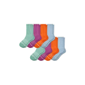 Youth Merino Wool Blend Calf Sock 8-Pack